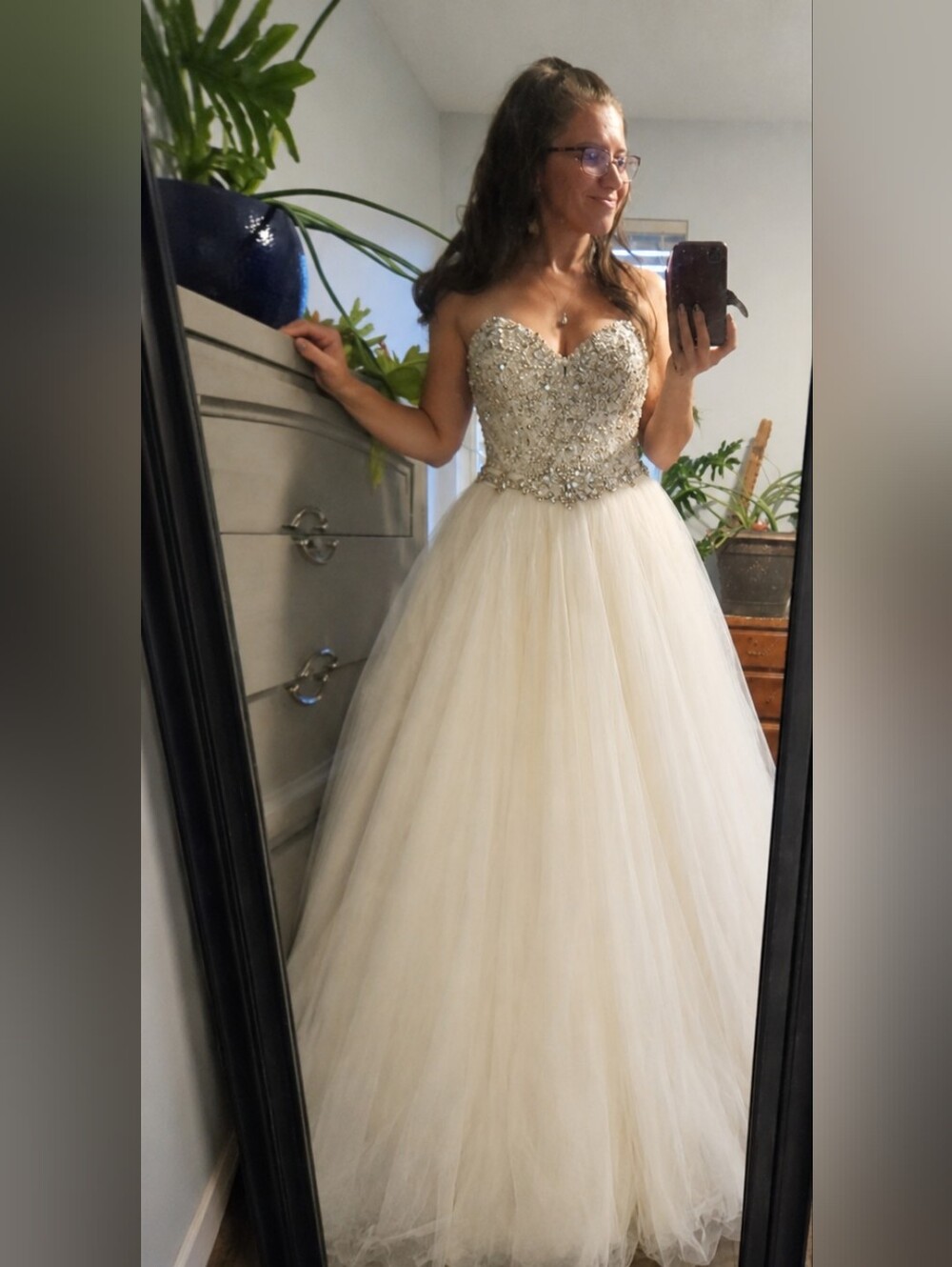 Maggie Sottero Wedding Strapless Beaded Ball Gown